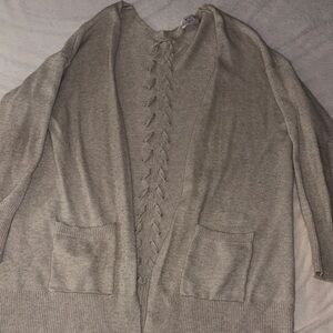 Cozy Tan Knit Cardigan